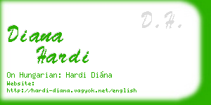diana hardi business card
